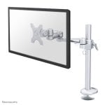 Supporto da scrivania per monitor Neomounts FPMA-D935G, regolazione manuale altezza, argento, VESA 75x75/100x100, 10-30 pollici, 10 kg