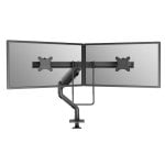 Supporto da scrivania Neomounts DS75S-950BL2 doppio braccio per monitor 17-32" con molla a gas, Topfix e fermo a 180° - Nero