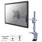 Supporto monitor Neomounts FPMA-D1330SILVER da 10 a 30 pollici, fissaggio Pinza/Foratura, 9 kg, argento