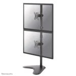 Supporto da scrivania Neomounts FPMA-D550DDVBLACK per due monitor 10-32", 6 kg, VESA 75x75 / 100x100, Nero