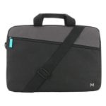 Maletín Mobilis The One Essential 16" negro gris, poliéster, asa y tirante hombro