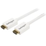 Cable HDMI StarTech HD3MM5MW 5m Blanco CL3 Ultra HD 4K Macho-Macho Ethernet
