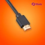 Cable HDMI Blade Gaming Bulk 8K 2.1 2 m Conectores Oro Negro Alta Velocidad