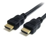 3m HDMI Hochgeschwindigkeitskabel mit Ethernet 4K, HDMI 1.4b, 10,2 Gbit/s, Schwarz