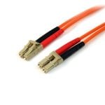 Cabo de Fibra Óptica StarTech.com 50FIBLCLC10 Multimodo 10 m LC-LC OM2 LSZH Laranja