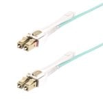 Cable fibra óptica StarTech LC a LC UPC OM4 3 m LOMM LSZH resistente a dobleces