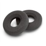 Almohadilla Poly Blackwire C310/C320 Cuero Sintético Negra Repuesto 2 Unidades
