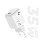 Ladegerät SUBBLIM GaN 35W USB-C Weiß Kompakt Power Delivery PPS Schutz