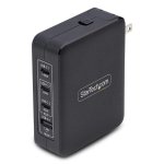 Carregador de parede StarTech.com GaN 140W 3x USB-C 1x USB-A Power Delivery 3.1 Universal