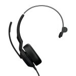 Auriculares Jabra Evolve2 50 Mono com cabo USB-C/USB-A Bluetooth Escritório Preto