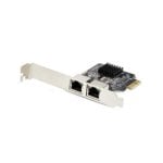 Adaptador StarTech ST1000SPEXD4T PCI Express Ethernet Dual 1000 Mbit/s Negro
