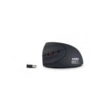 Rato Urban Factory Ergo Next Wireless + USB Type-A 1600 DPI Preto vertical para esquerdinos recarregável