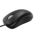 Ratón Microsoft Basic Óptico USB ambidiestro negro plug-and-play