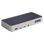 Dockingstation StarTech.com USB-C Triple 4K 5x USB 3.2 Gen2 HDMI DP 100W PD Thunderbolt 3/4 Silber