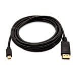 Cable DisplayPort V7 Mini-DisplayPort a DisplayPort 3 m negro terminales macho