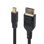 Cable Mini DisplayPort StarTech DisplayPort 1.4 3 m 8K 60Hz HBR3 enclavamiento DP oro
