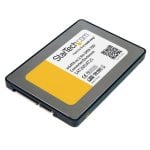 Box adattatore SSD SATA 2.5" StarTech.com SAT2MSAT25 mSATA pass-through argento 6 Gbps Box adattatore SSD SATA 2.5" StarTech.com SAT2MSAT25 mSATA pass-through argento 6 Gbps