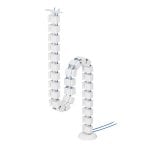 Kabelorganisator Neomounts ADS06-130WH modular flexibel weiss mit Schraubbefestigung