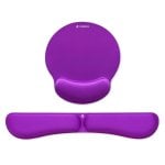 Alfombrilla SUBBLIM Ergo Memoryflex Reposamuñecas Teclado Pack Púrpura 1 Pieza
