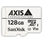 Tarjeta MicroSDXC Axis 01678-001 128GB Clase 10 UHS-I Lectura 80 MB/s Black White