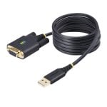 StarTech 1P6FFCN-USB-SERIAL cable de serie Negro USB tipo A DB-9