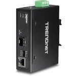 Convertidor de medios Trendnet TI-F11SFP 1000 Mbit/s IP30 carcasa metálica industrial