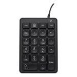 Tastiera numerica a membrana V7 KP350 Layout IT 22 tasti USB per notebook/PC