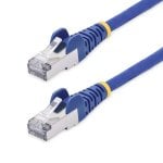 Cable Ethernet StarTech Cat8 SFTP 0.5m Azul LSZH 25G 40G PoE++ 100W RJ-45 Cobre Puro