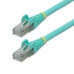 Cable Ethernet StarTech.com Cat6a S/FTP 3m Aguamarina LSZH 10GbE PoE++ 100W RJ-45 Snagless