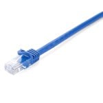 Cable de red V7 CAT6 2 m Azul RJ-45 UTP con conectores moldeados