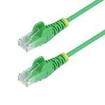 Cable Ethernet Cat6 StarTech 10m Verde 28AWG Slim RJ45 UTP LSZH PoE++
