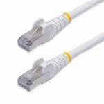 Cable de red StarTech.com Cat8 0.5m S/FTP RJ-45 LSZH Blanco 40Gbps PoE++