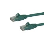 Cable de red StarTech N6PATC2MGN Cat6 2m RJ45 Verde Snagless UTP Gigabit