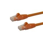 Cable de Red StarTech.com N6PATC2MOR Cat6 2 m Naranja Snagless UTP RJ45 a RJ45