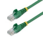 Cable Ethernet StarTech 0.5m Cat5e UTP RJ45 Verde Snagless PoE