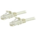 Cable de red StarTech Cat6 15m UTP RJ-45 Blanco transmisión Gigabit PoE