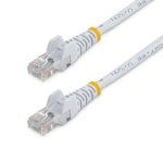 Cable de red StarTech 2m Cat5e RJ45 Snagless Blanco PoE UTP Plug and Play
