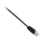 Netzwerkkabel V7 V7CAT6UTP-05M-BLK Cat6 UTP 5m RJ45 Schwarz vergoldete Kontakte