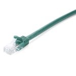 Cable de red V7 CAT6 10 m Verde UTP con conectores RJ-45 PVC
