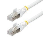 Cable Ethernet StarTech Cat6a S/FTP 10m Blanco LSZH 10GbE PoE++ 100W Snagless