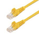 Cable de red StarTech 2m Cat5e RJ45 Snagless UTP amarillo alto rendimiento