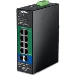 Switch Trendnet TI-PG103I Gestionado 8 Puertos Gigabit SFP PoE+ Montaje rack DIN