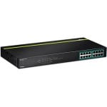 Switch Trendnet TPE-TG160G 16 Ports Gigabit Rackmount PoE Metallgehäuse 1U