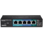 Switch Gigabit Trendnet TPE-P521ES 5 Puertos PoE+ Gestionado Montaje Pared