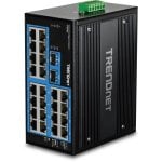 Switch Trendnet TI-G262 24 Puertos Gigabit 2 SFP Industrial DC