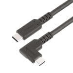 Cabo USB-C StarTech RUSB31CC1MBR 1m Angulado Resistente 100W 10Gbps Preto