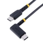 Cabo USB-C StarTech.com R2CCR-2M-USB-CABLE 2m 60W Angulado Fibra Aramida Preto