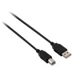 USB Kabel V7 V7E2USB2A-B-5M 5 m USB 2.0 A auf B Male/Male Schwarz vergoldete Kontakte
