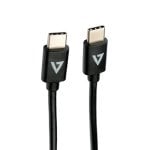 Cable USB C V7 V7USB2C-1M 1 m USB 2.0 Macho-Macho Negro 0,48 Gbit/s
