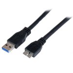 Cable USB Micro B StarTech USB3CAUB1M 1m SuperSpeed Negro Macho-Macho